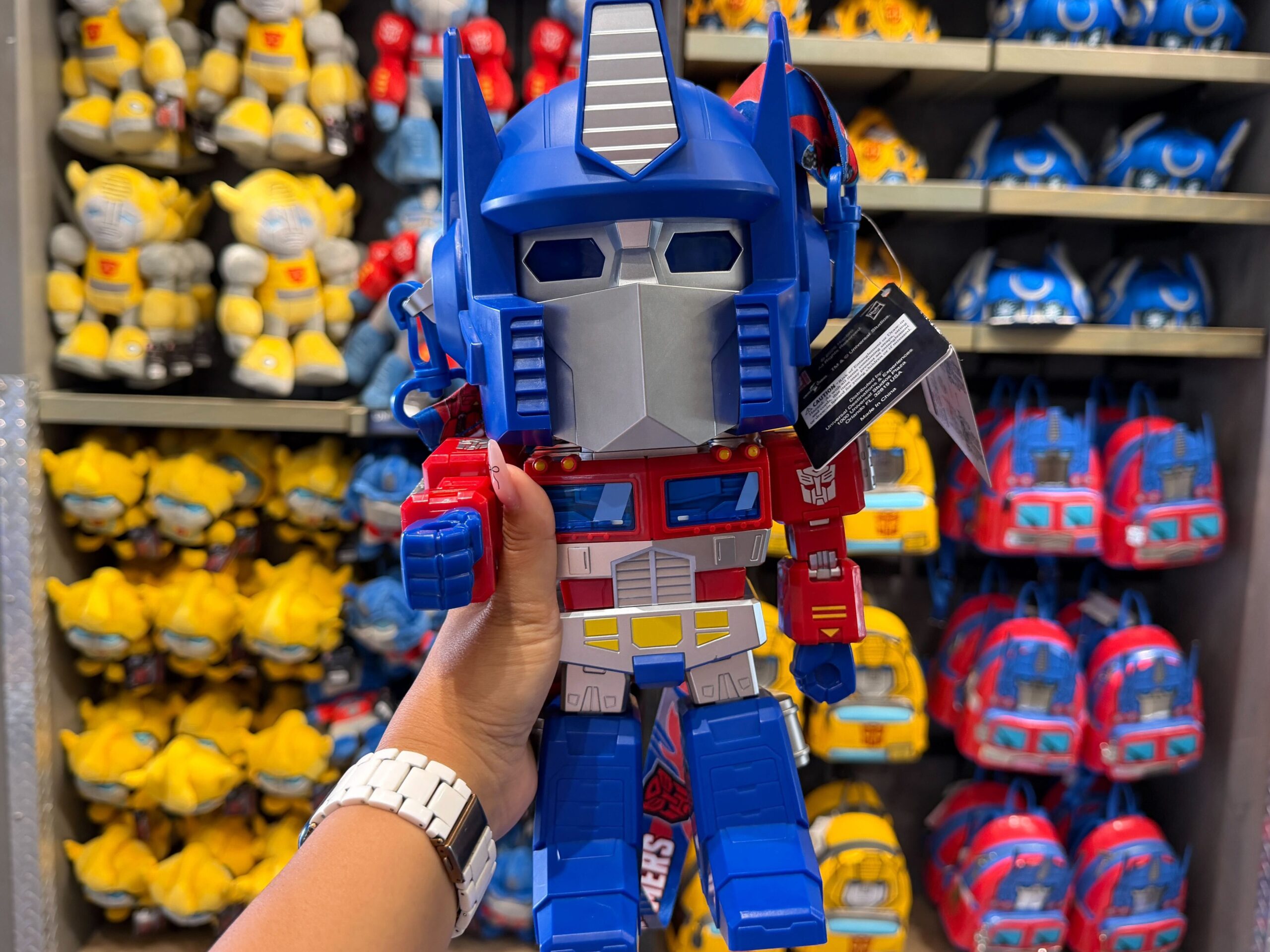 Optimus Prime popcorn bucket