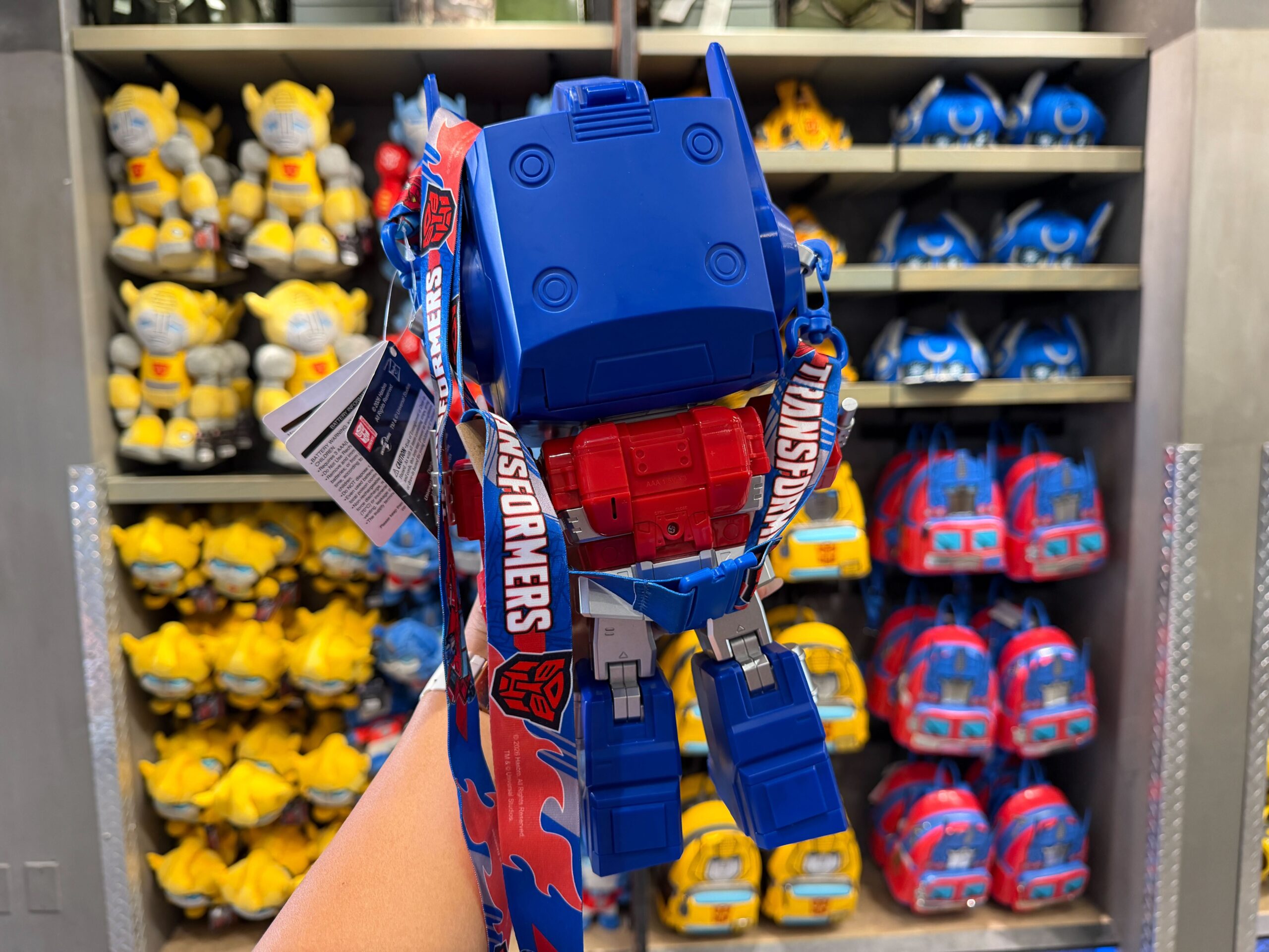 Optimus Prime popcorn bucket