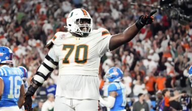 Eagles select Miami OT Markel Bell with 68th overall pick of 2026 NFL Draft