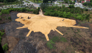 Aerial photos of Epic Universe land spur from bioreconstruct