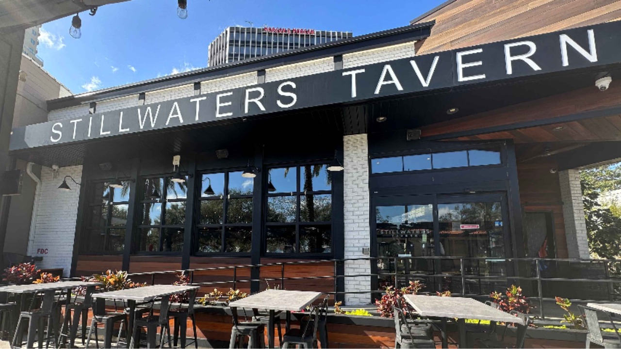 Stillwaters Tavern exterior at The Hub at Bexley in Land O’ Lakes