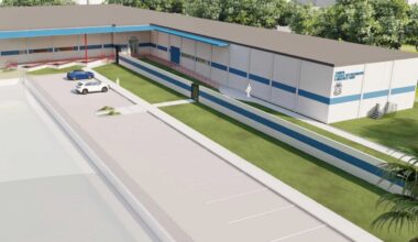 Rendering of Tampa Police Department evidence and forensics annex exterior