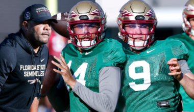 “Iron sharpens iron mentality:” FSU offensive coordinator Tim Harris Jr., quarterbacks Ashton Daniels and Kevin Sperry talk competition