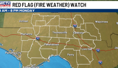 HEADS UP | An Elevated fire danger on Monday ⚠️