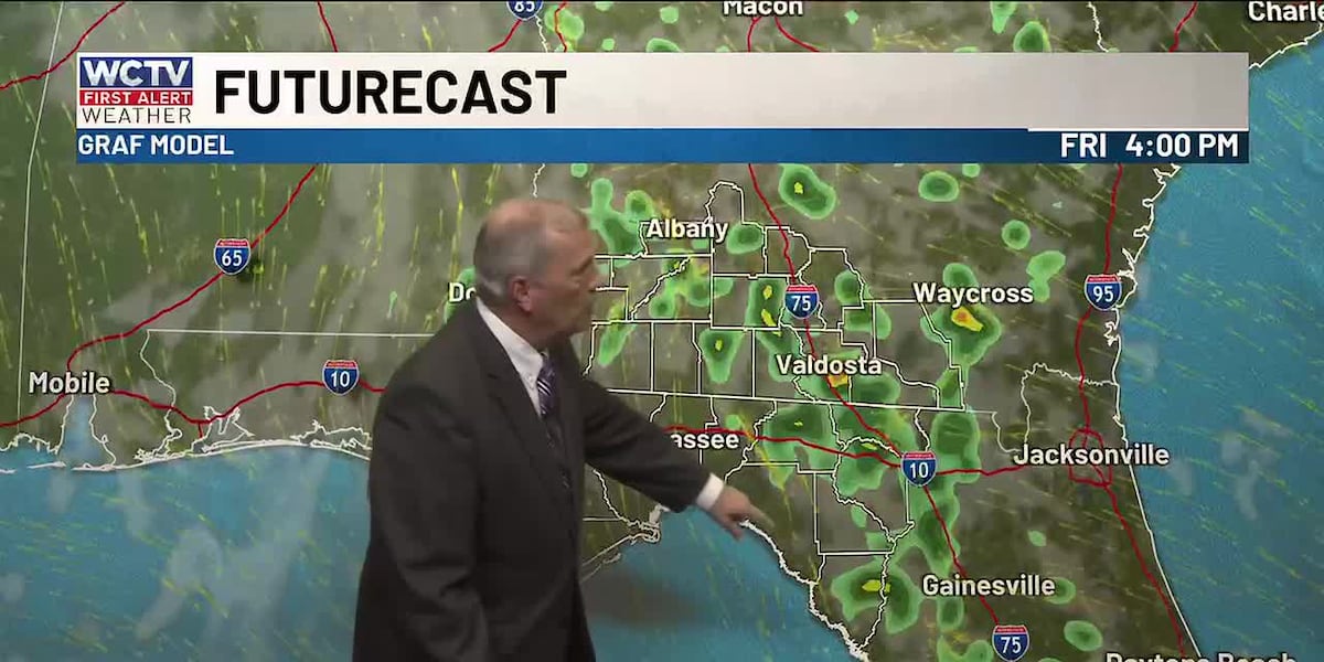 Not everyone lucks out with the rain to end the week for Tallahassee, the Big Bend and South Georgia