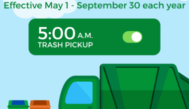 Earlier Waste Pro summer pickup time in effect Friday