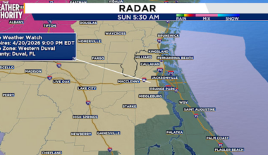 Breezy winds, low humidity fuel wildfire threat across southeast Georgia, northeast Florida