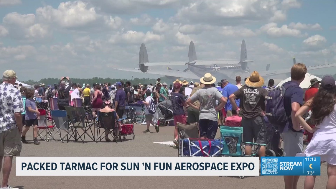 Sun 'n Fun Aerospace Expo draws thousands to Lakeland as patriotism and aviation history take flight