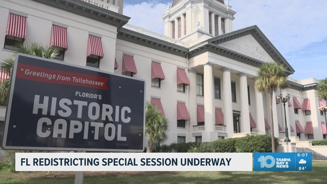 Lawmakers return to Tallahassee for redistricting special session