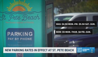 New parking rate hikes take effect in St. Pete Beach