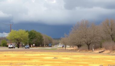 Dry farm field and low pond levels in the Southeast as drought conditions worsen during planting season.