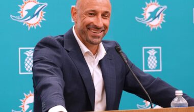 Miami Dolphins' new coach and GM say they got what they wanted from the NFL Draft, betting big on toughness