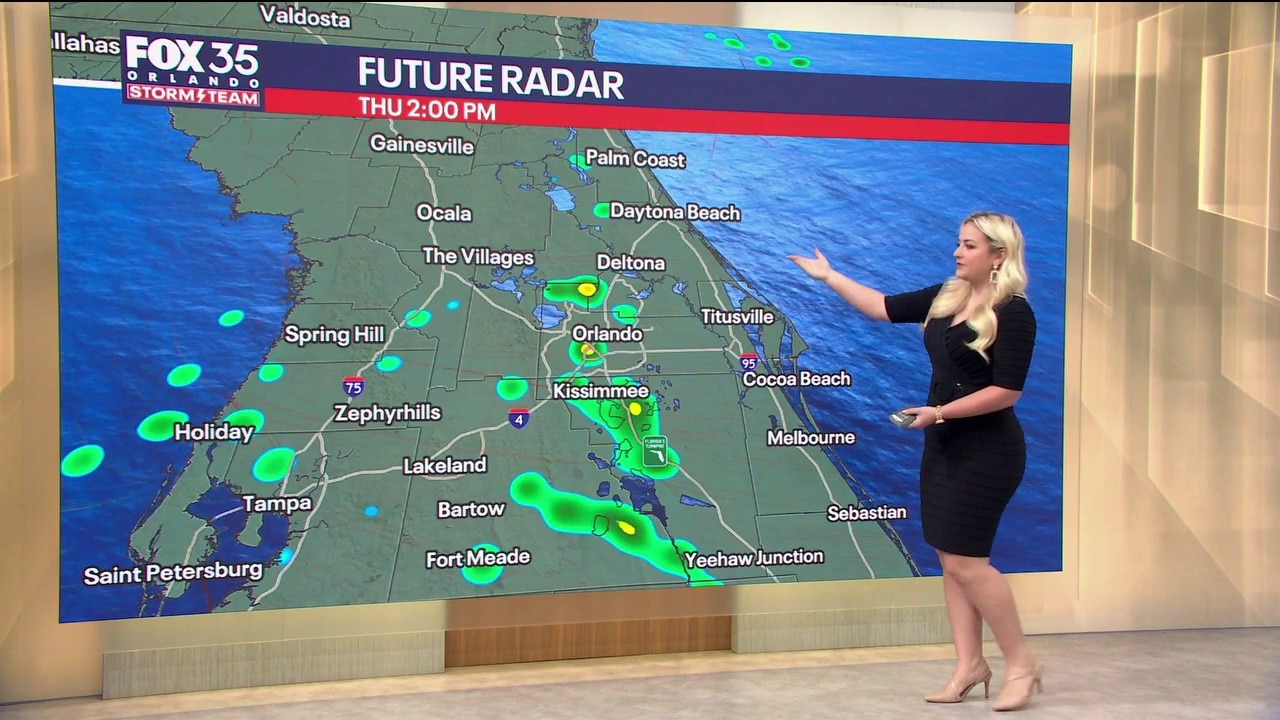 Orlando AM Weather: More scattered showers expected