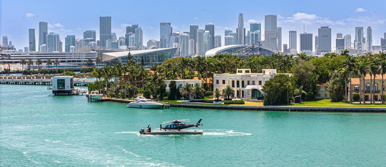 iland helipad miami