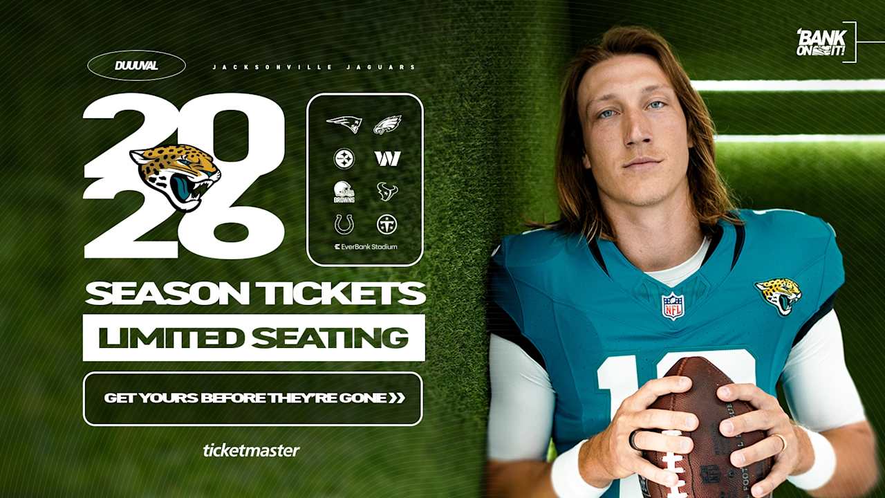 Jaguars 2026 Season Tickets on Sale Now