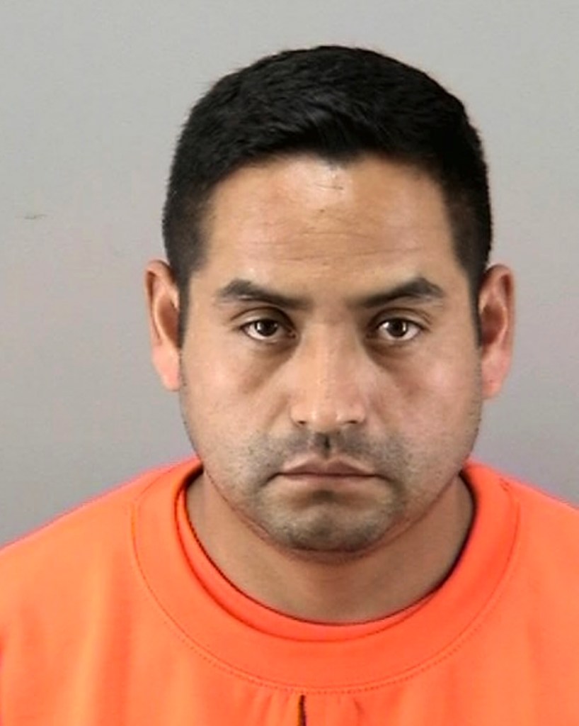 A mugshot of Vilchez Lazo. 