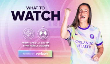 What to watch for, powered by Verizon, as the Orlando Pride take on Racing Louisville on the road