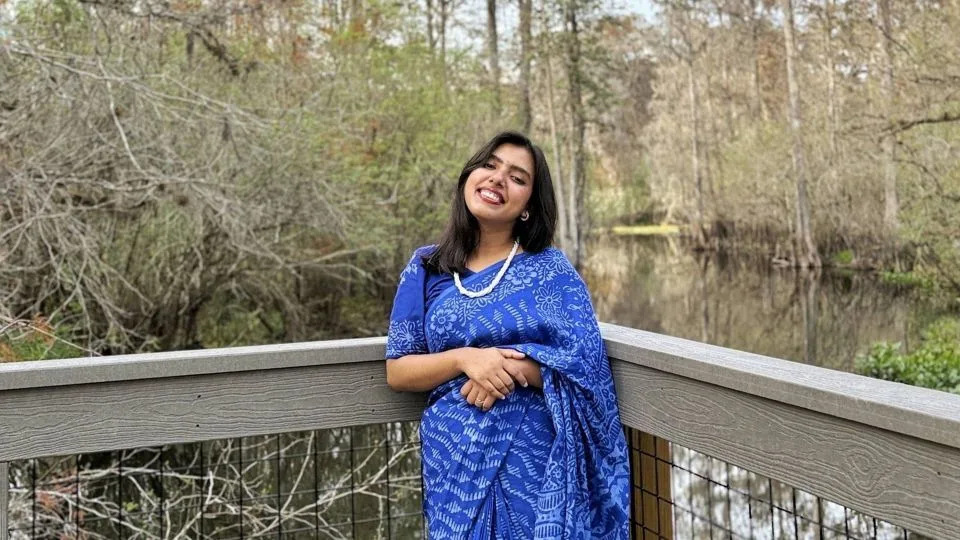 An undated photo posted on Facebook by Nahida Bristy on January 9, 2026 was shared in a condolence message posted by the Noakhali Science and Technology University in Bangladesh, Bristy earned her undergraduate degree from the school. - Facebook/Nahida Bristy