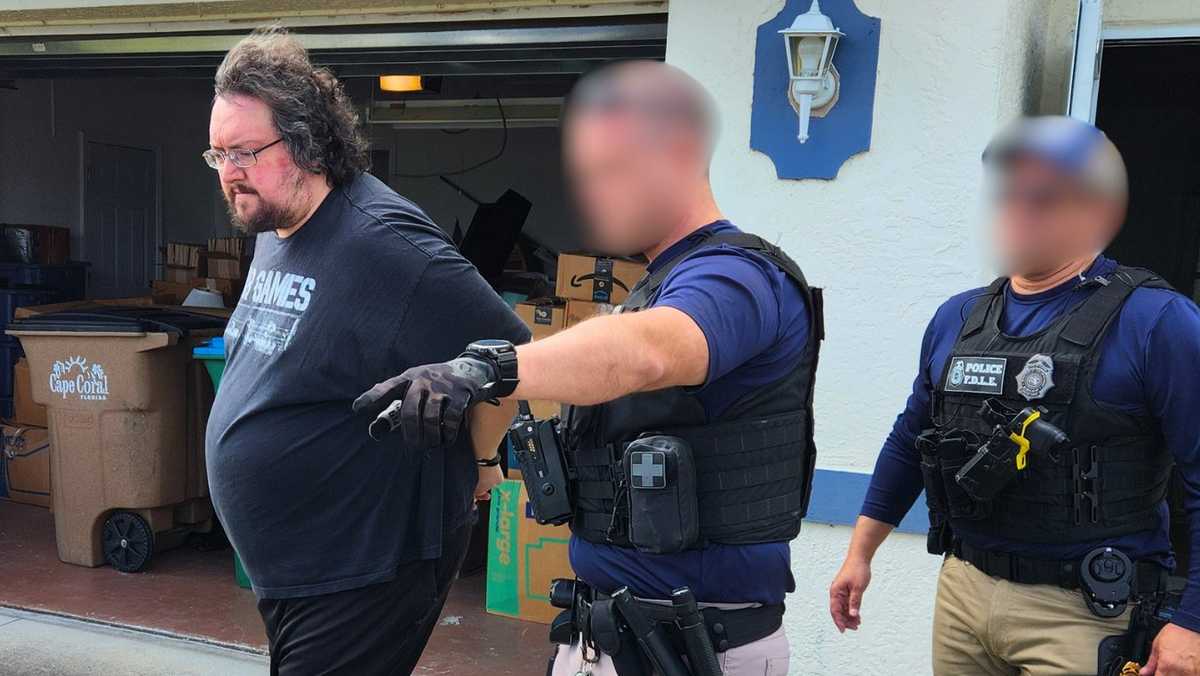 Cape Coral man accused of possession of hundreds of files containing child sexual abuse material