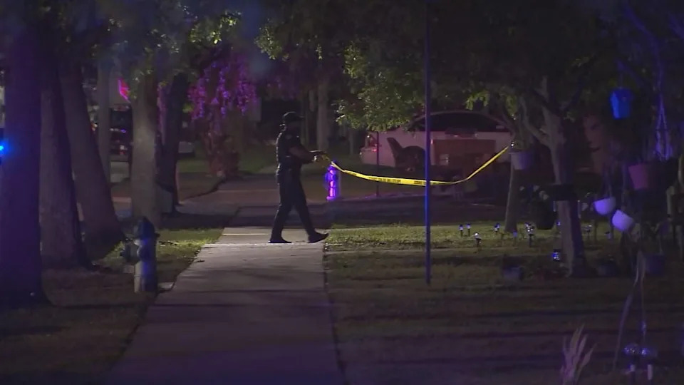 Orlando police said someone fired shots into a home along West Cypress Street early Monday.