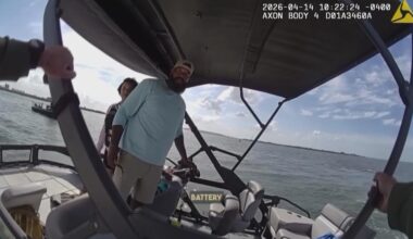 WATCH: Marine unit rescues passengers in a sinking boat in Tampa Bay