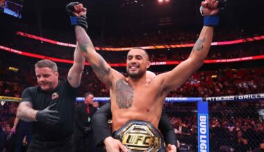 Carlos Ulberg knocks out Jiri Prochazka in Miami to win UFC 327 light heavyweight title