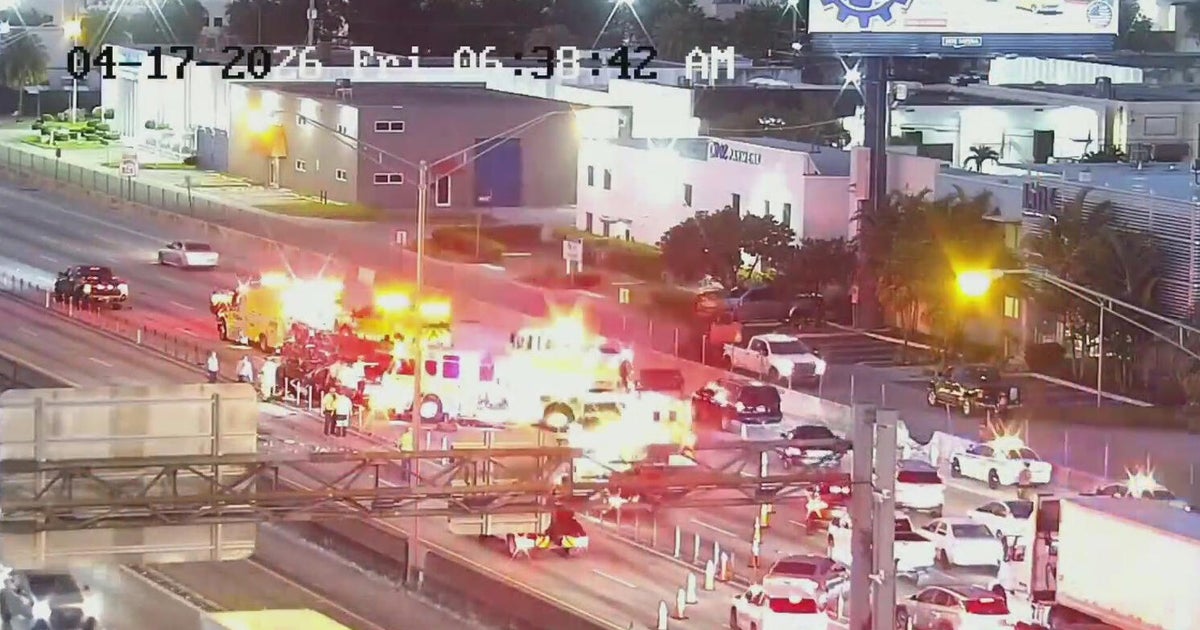 Major crash on Palmetto Expressway leading to heavy delays in Miami-Dade