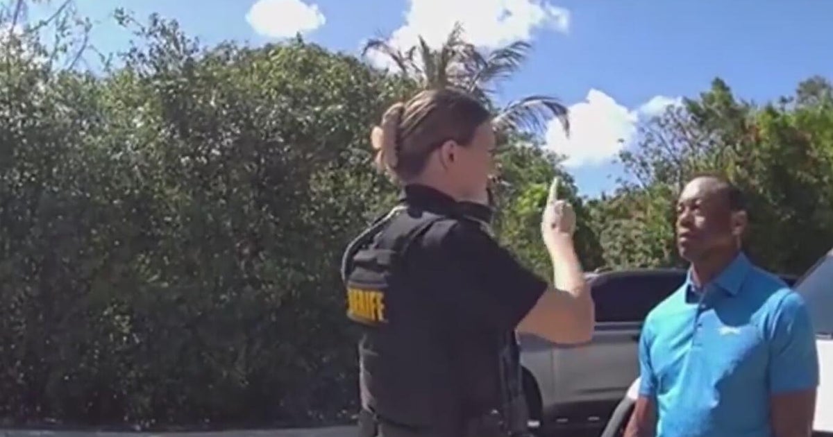 Body cam shows Tigers Woods DUI arrest in Florida