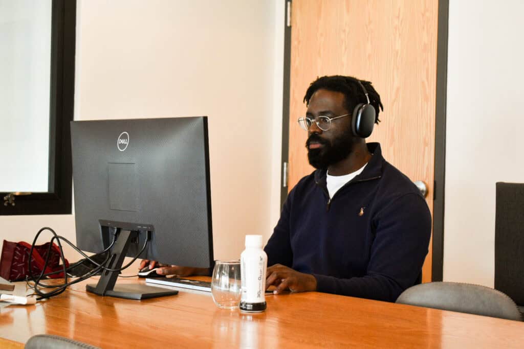 People in an office