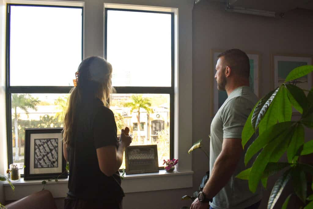 People in an office