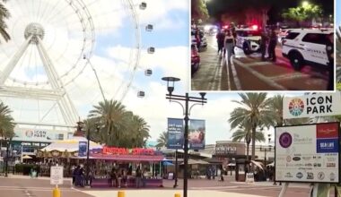 More than 1,000 rowdy teens swarm ICON Park in Orlando, injuring 2 deputies