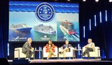 soctt koepf, christine duffy, marc kazlauskas, and john lovell at cruise360 conference 2026