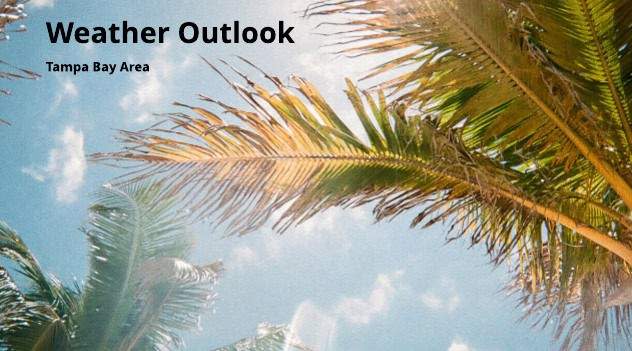 Tampa Bay Area Weather Outlook (TFP)