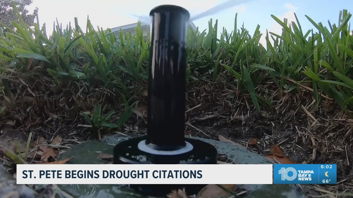 St. Petersburg starts citations for water restriction misuse