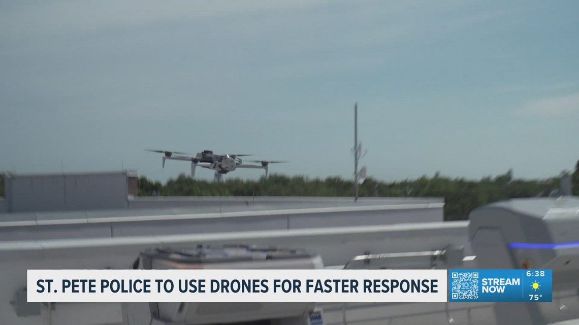 St. Petersburg Police to use drones for faster response