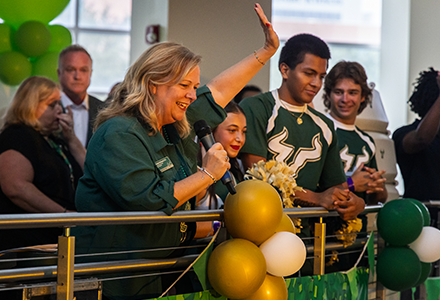 Former USF Dean of Students Danielle McDonald