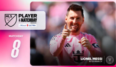 Inter Miami: Lionel Messi named Player of the Matchday
