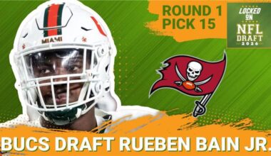 Locked On Draft Night | Tampa Bay Buccaneers | Rueben Bain Jr.