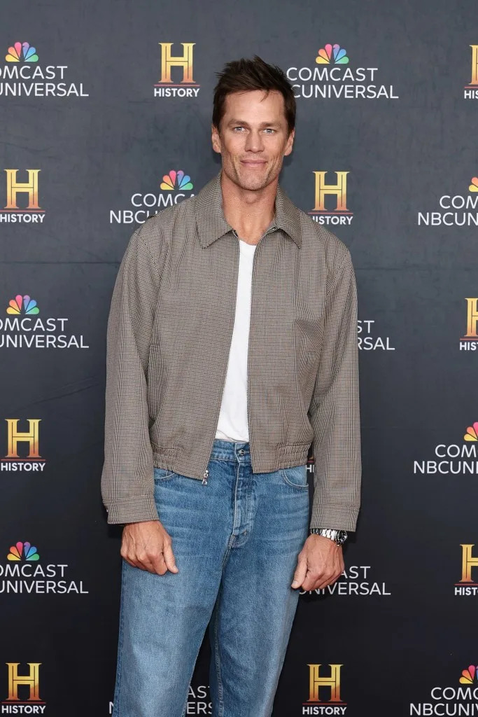 Tom Brady (seen here April 18) attended last year’s event. Getty Images for The HISTORY Channel
