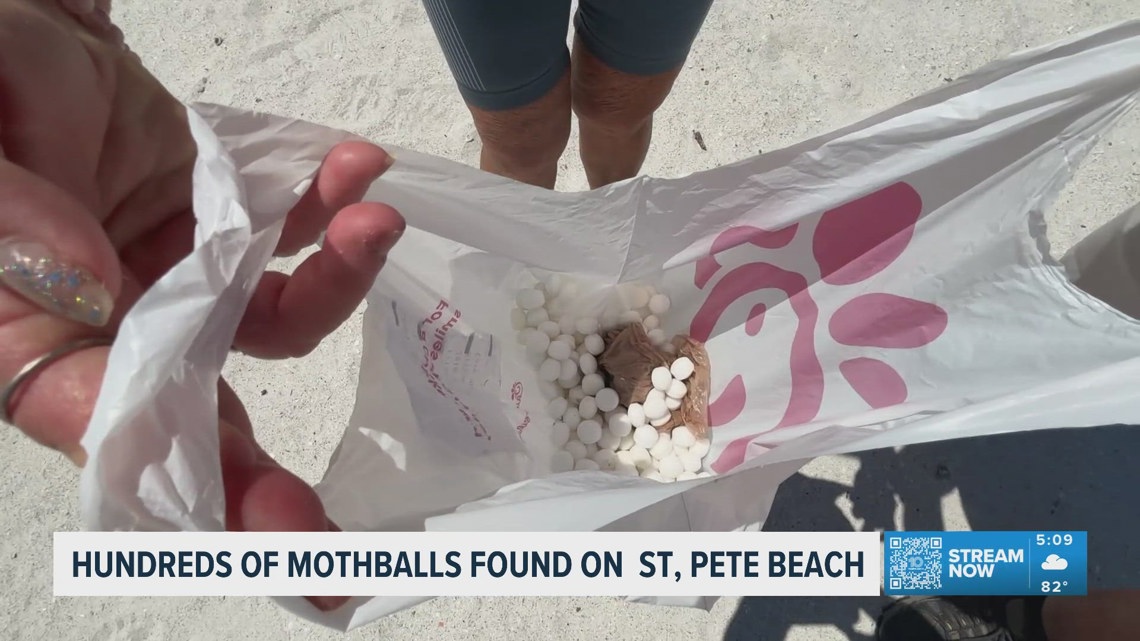 FWC investigating after hundreds of mothballs illegally placed on St. Pete Beach
