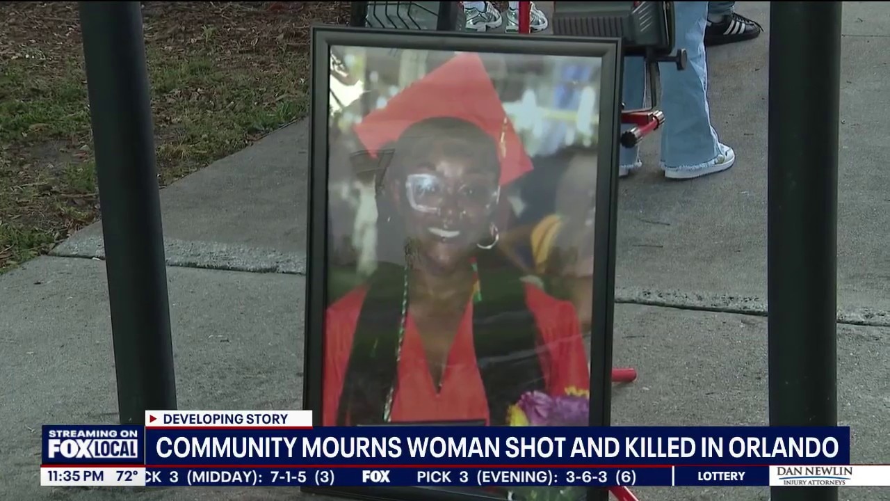 Vigil held for woman shot and killed in Orlando
