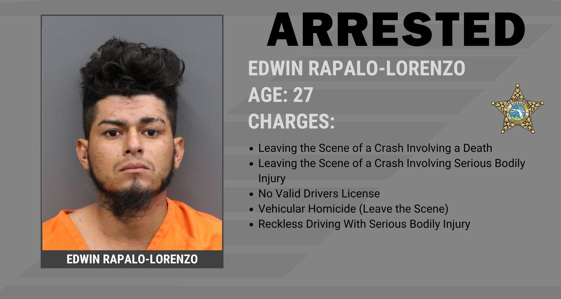 Man Charged with Vehicular Homicide