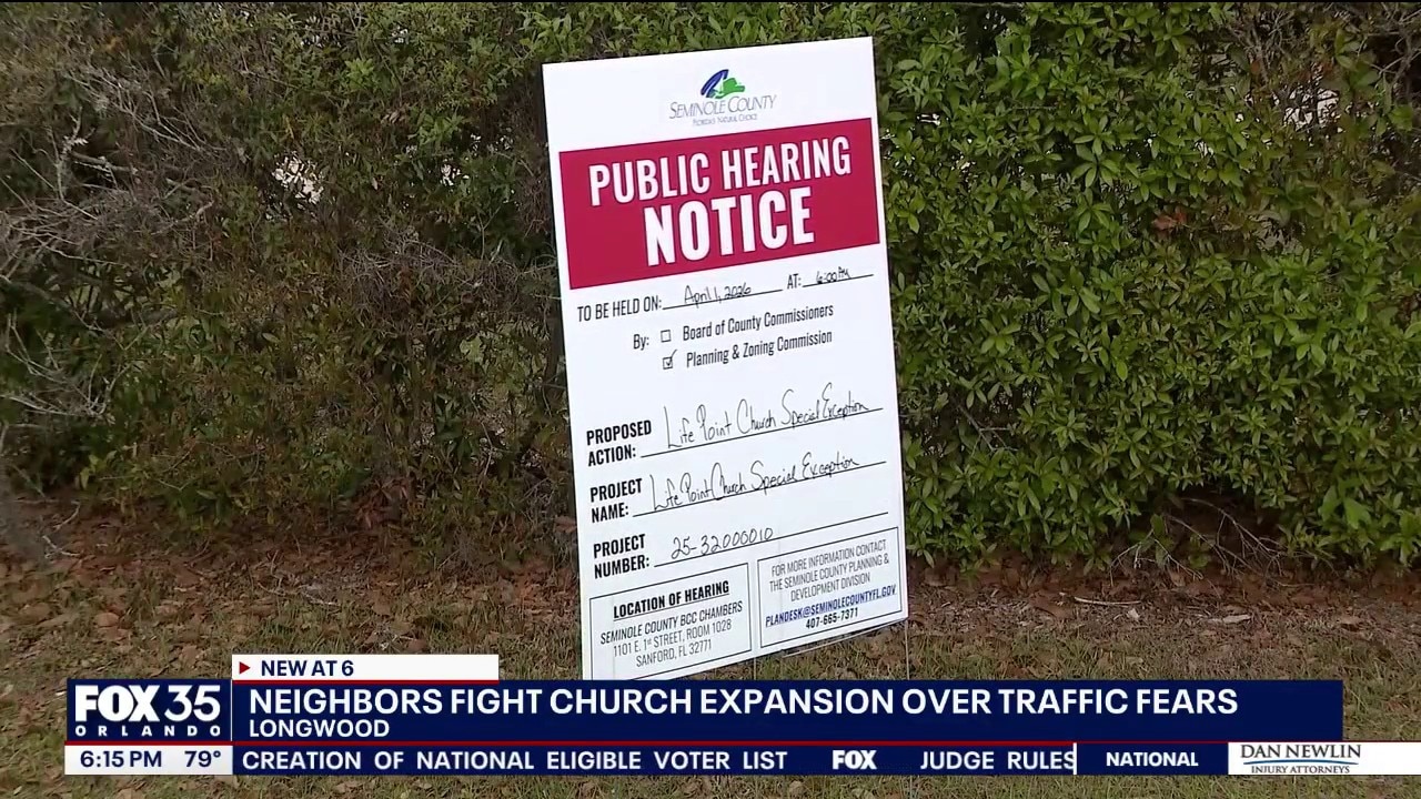 Neighbors of Longwood church raise concerns over expansion