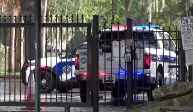 Large police presence spotted inside gated apartment complex in Orlando
