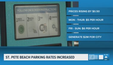 St. Pete Beach parking rates increase