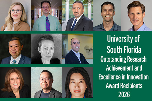USF honors 11 faculty members with research and innovation awards