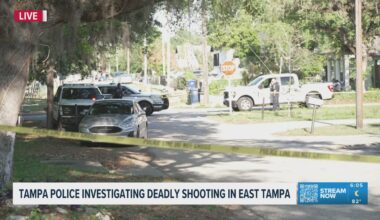 Tampa police search for suspect following shooting that left 1 man dead