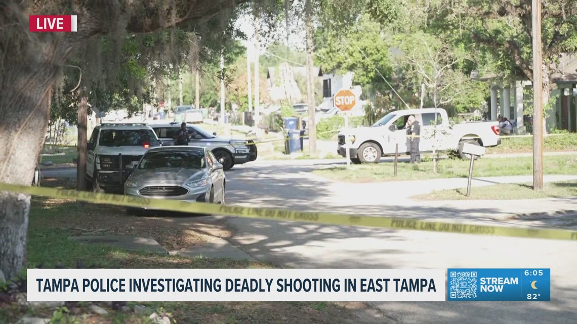 Tampa police search for suspect following shooting that left 1 man dead