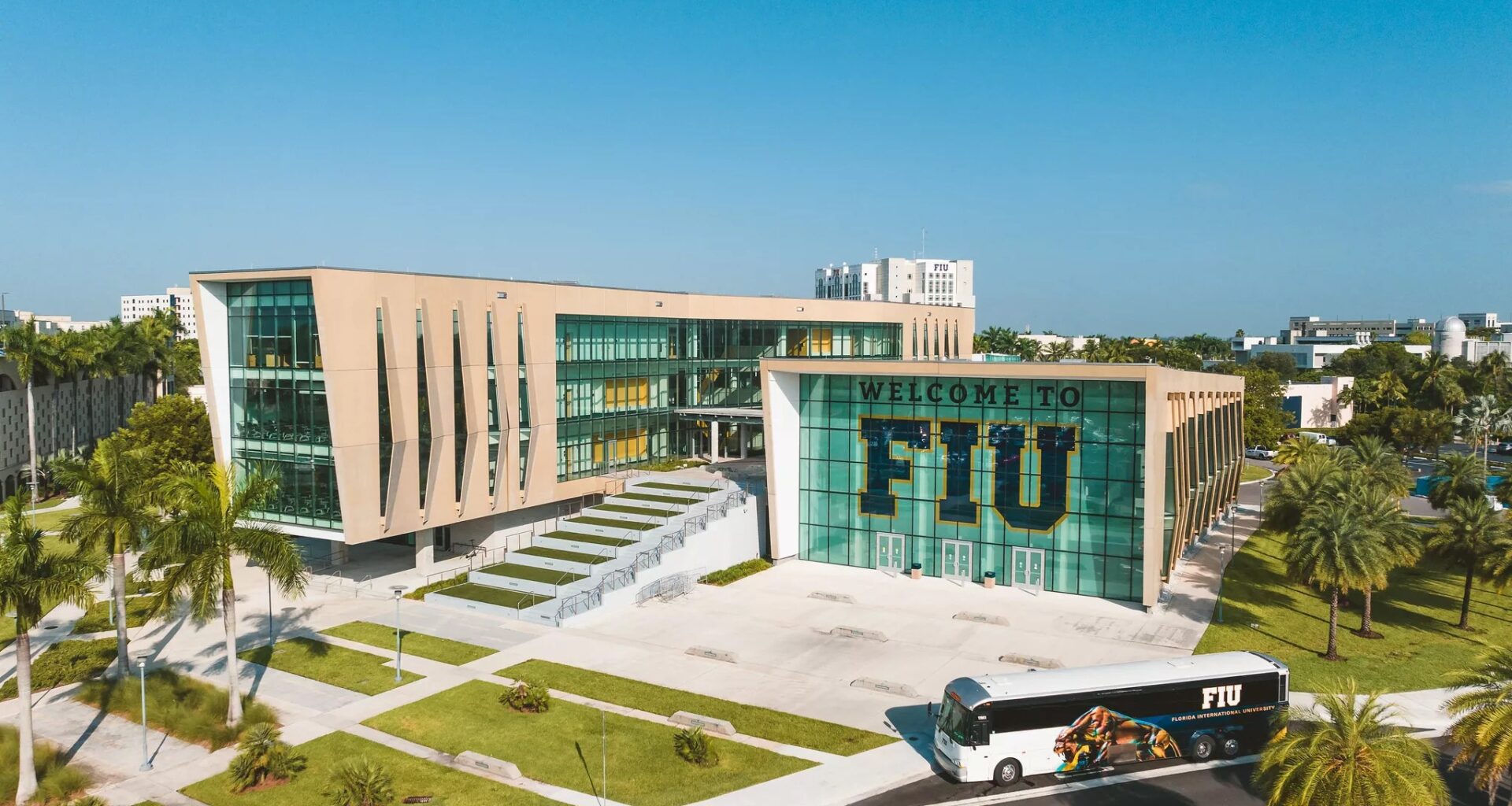 Photo of the main campus at Florida International University