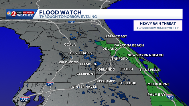 flood watch on wednesday in central florida